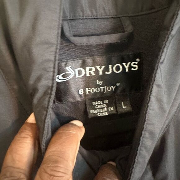 Dryjoys By Footjoy Black Golf Windbreaker Jacket L - Picture 6 of 7